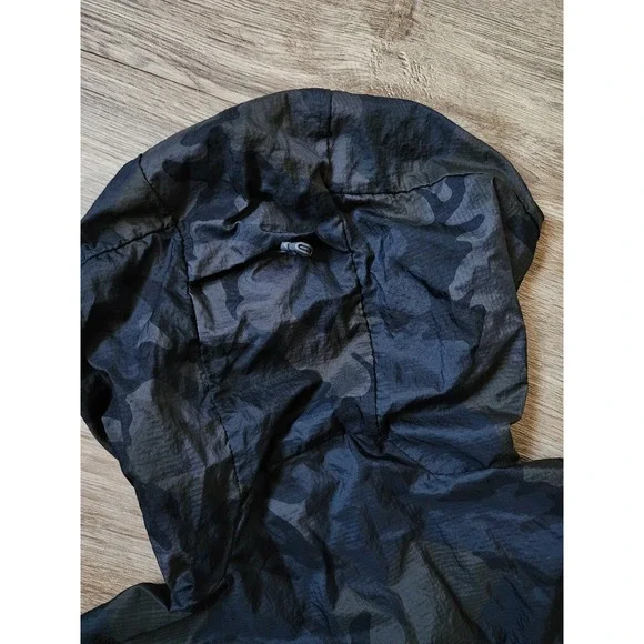 Patagonia Houdini Rain Jacket Mens Size Medium Black Camo - Picture 7 of 11